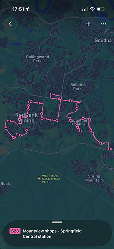 523 Mountview shops - Springfield Central station