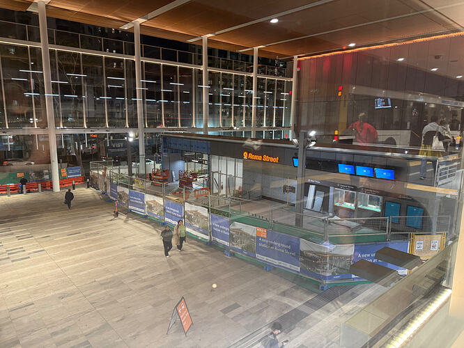 Views from New Platform 1 - Roma Street Station