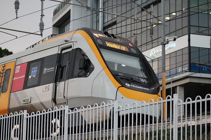 NGR745 departs Taringa Station
