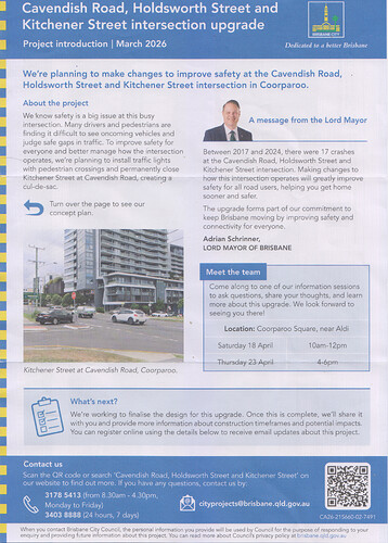 Coorparoo Holdsworth St Signalisation - Front