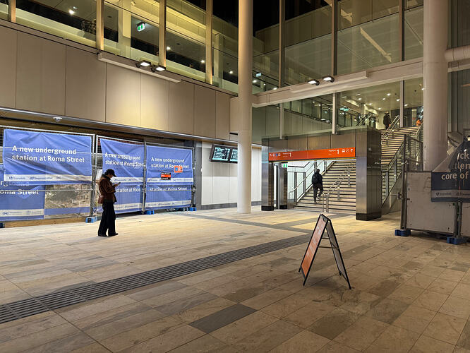 New Platform 1 - Roma Street Station