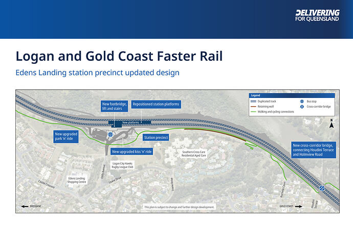 Edens Landing Station - Map