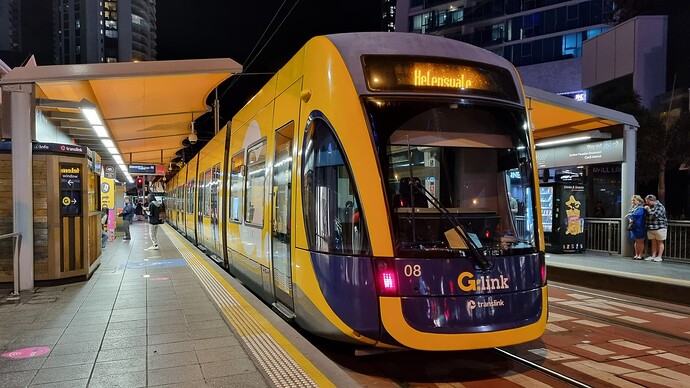 Gold Coast Light Rail is the most popular public transport route in Queensland