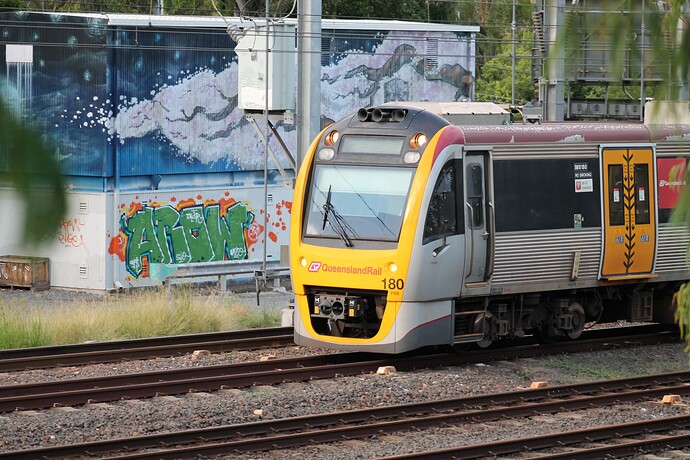 IMU180 rolls past the Taringa substation