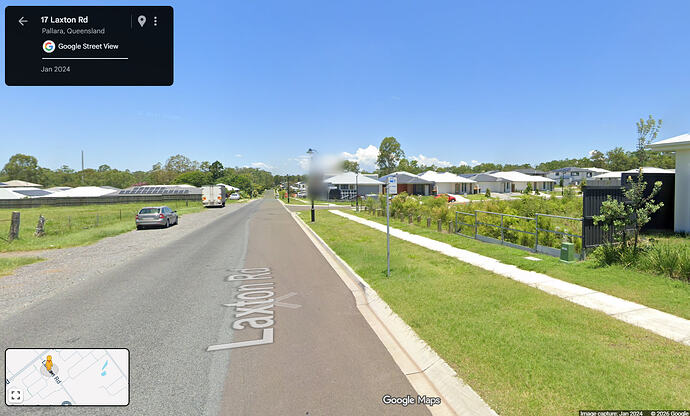 Google Streetview of Laxton Road