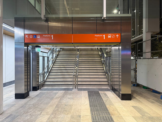 New Platform 1 - Roma Street Station