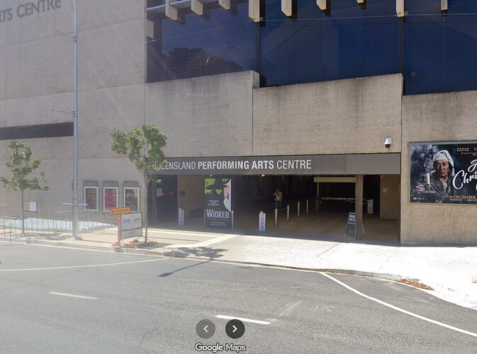 QPAC - Private Carpark Grey Street access.