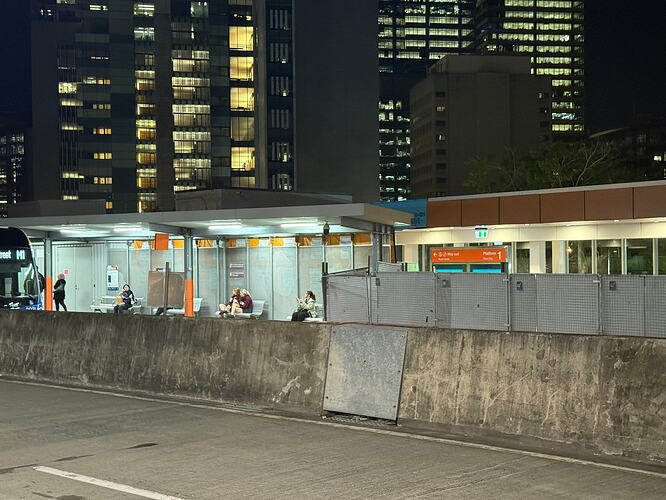 Roma Street Busway Platform 1.