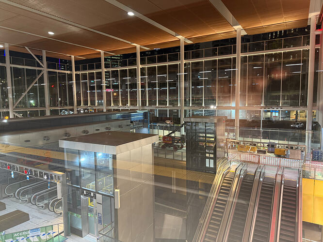 Views from New Platform 1 - Roma Street Station
