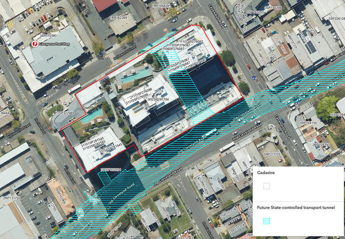 Gazetted Busway Corridor at Coorparoo Square