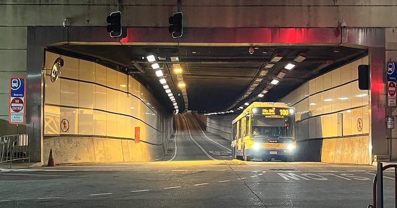 Brisbane South-east Busway entrance